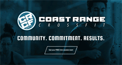 Desktop Screenshot of coastrangecrossfit.com